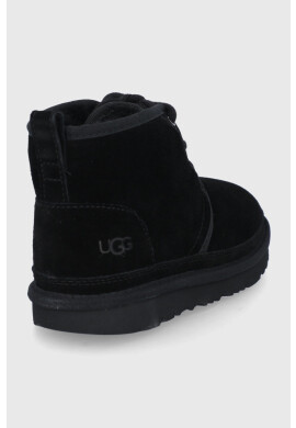 Ugg Детски велурени апрески в черно - Pepit.bg