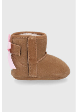 Ugg Детски велурени апрески в кафяво - Pepit.bg