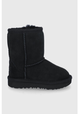 Ugg Детски велурени апрески в черно - Pepit.bg