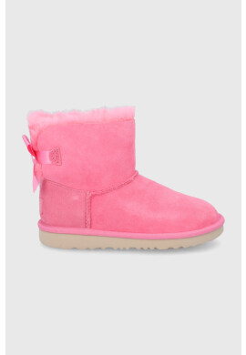Ugg Детски велурени апрески Bailey Bow II Mini - Pepit.bg