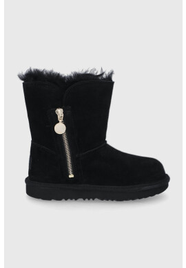 Ugg Детски велурени апрески Bailey Zip Short - Pepit.bg