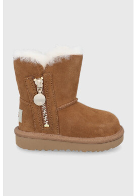 Ugg Детски велурени апрески Bailey Zip Short - Pepit.bg