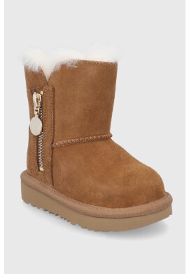Ugg Детски велурени апрески Bailey Zip Short - Pepit.bg