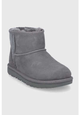 Ugg Детски велурени апрески в сиво - Pepit.bg