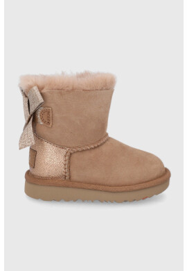 Ugg Детски велурени апрески Mini Bailey Bow Glitz - Pepit.bg