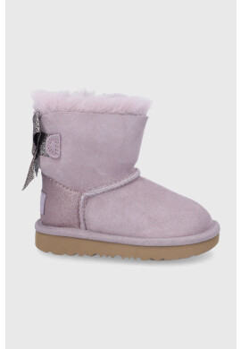 Ugg Детски велурени апрески Mini Bailey Bow Glitz - Pepit.bg