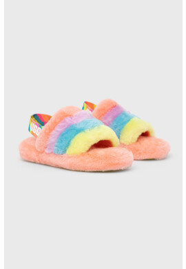 Ugg Детски вълнени пантофи Fluff Yeah Slide - Pepit.bg