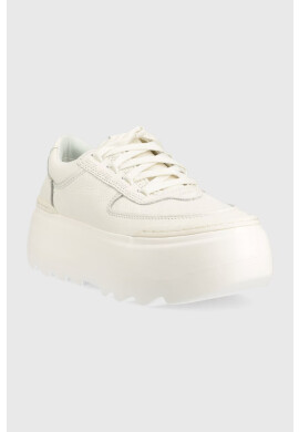 Ugg Кожени маратонки Marin Mega Lace в бяло 1133970 - Pepit.bg