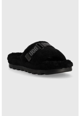 Ugg Пантофи M Fluff Up в черно - Pepit.bg