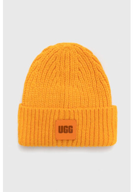 Ugg Шапка с вълна в синьо от плътен трикотаж - Pepit.bg