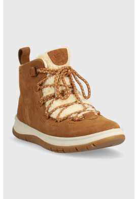 Ugg Велурени апрески в кафяво - Pepit.bg