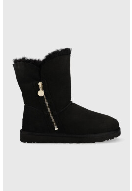 Ugg Велурени апрески в черно - Pepit.bg