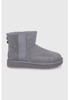 Ugg Велурени апрески Classic Mini мъжки в кафяво - Pepit.bg