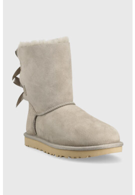 Ugg Велурени апрески W Bailey Bow Ii в сиво - Pepit.bg