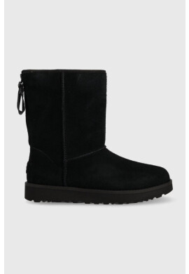 Ugg Велурени апрески W Classic Short Logo Zip - Pepit.bg