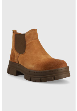 Ugg Велурени боти челси M Skyview Chelsea в кафяво - Pepit.bg