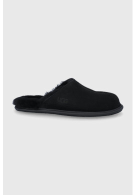 Ugg Велурени чехли M Hyde в черно - Pepit.bg