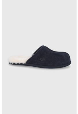 Ugg Велурени чехли Scuff в тъмносиньо - Pepit.bg