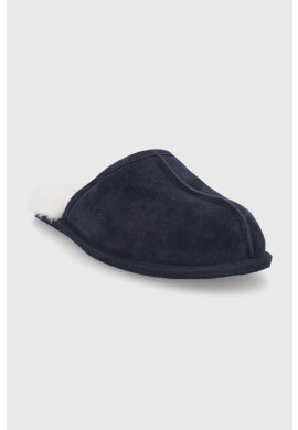 Ugg Велурени чехли Scuff в тъмносиньо - Pepit.bg