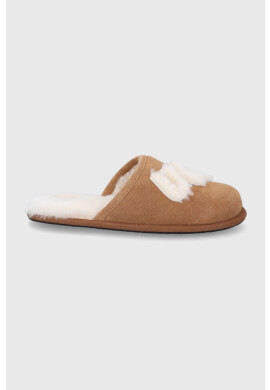 Ugg Велурени чехли Scuff Logo - Pepit.bg