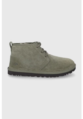 Ugg Велурени обувки мъжки в зелено - Pepit.bg