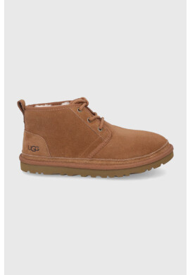 Ugg Велурени обувки Neumel мъжки в кафяво - Pepit.bg