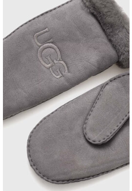 Ugg Велурени ръкавици в сиво - Pepit.bg