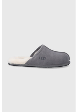 Ugg Вълнени пантофи Scuff в сиво - Pepit.bg