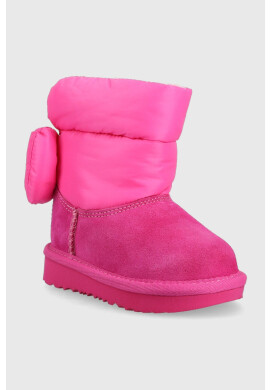 Ugg Зимни обувки BAILEY BOW MAXI в розово - Pepit.bg