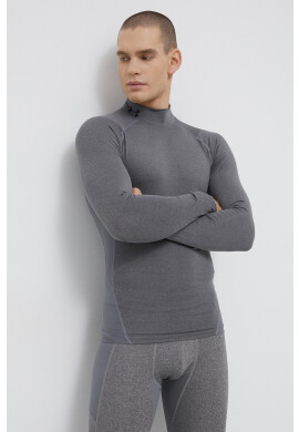 Under Armour Блуза с дълги ръкави 1369606 мъжка в сиво с изчистен дизайн - Pepit.bg