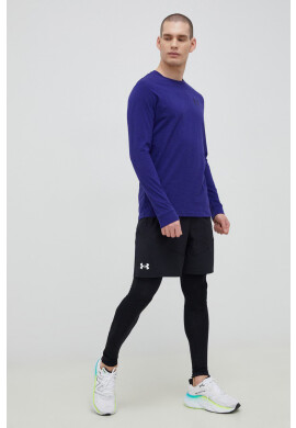 Under Armour Блуза с дълги ръкави в лилаво с принт - Pepit.bg