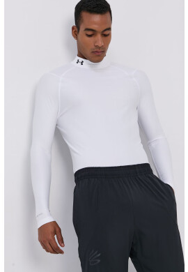 Under Armour Блуза с дълги ръкави в сиво с принт - Pepit.bg