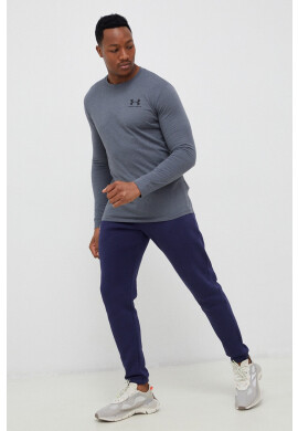 Under Armour Блуза с дълги ръкави в сиво с принт - Pepit.bg
