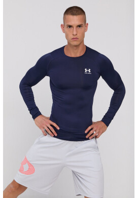 Under Armour Блуза с дълги ръкави за трениране в тъмносиньо с изчистен дизайн - Pepit.bg