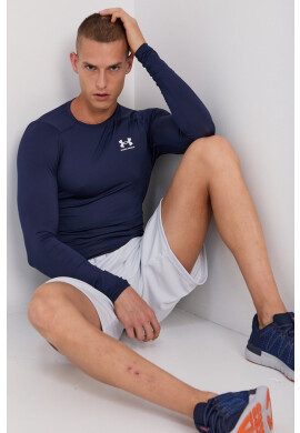 Under Armour Блуза с дълги ръкави за трениране в тъмносиньо с изчистен дизайн - Pepit.bg