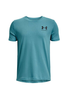 Under Armour Детска тениска в черно с принт - Pepit.bg