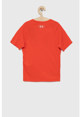 Under Armour Детска тениска в черно с изчистен дизайн - Pepit.bg
