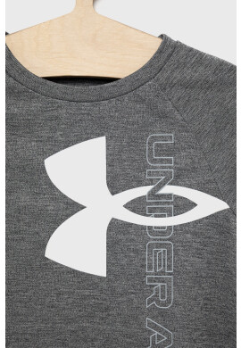Under Armour Детска тениска в тъмносиньо с изчистен дизайн - Pepit.bg