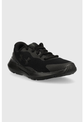 Under Armour Детски маратонки в черно - Pepit.bg