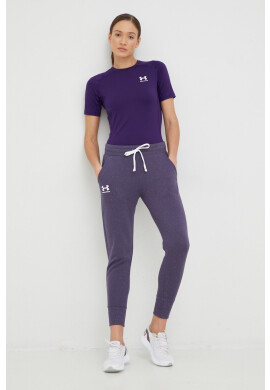 Under Armour Панталони в лилаво меланж на - Pepit.bg