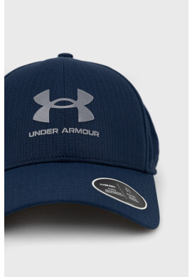 Under Armour Шапка 1361529 в тъмносиньо с принт - Pepit.bg