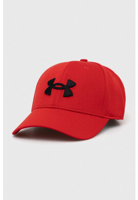 Under Armour Шапка с козирка Blitzing в червено с апликация - Pepit.bg