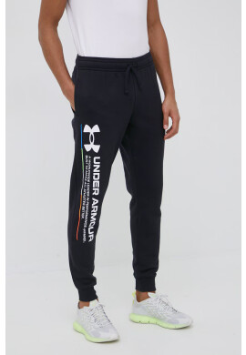 Under Armour Спортен панталон в черно с принт - Pepit.bg