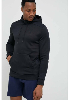 Under Armour Спортен суичър в черно с качулка с изчистен дизайн - Pepit.bg