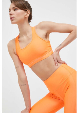Under Armour Спортен сутиен Crossback в оранжево - Pepit.bg