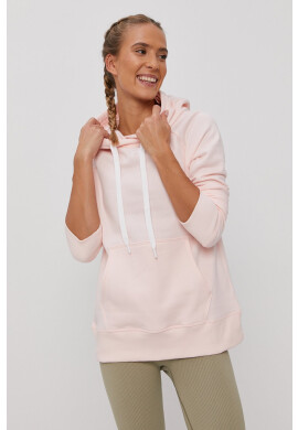 Under Armour Суичър 1356317 дамски в розово с изчистен дизайн - Pepit.bg