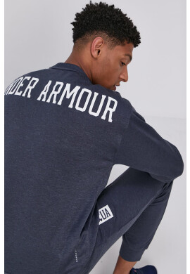 Under Armour Суичър мъжки в тъмносиньо с принт - Pepit.bg