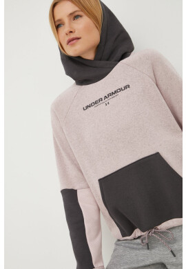 Under Armour Суичър 1369851 в розово с апликация - Pepit.bg