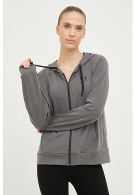 Under Armour Суичър 1369853 в сиво с принт - Pepit.bg