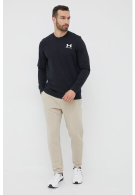 Under Armour Суичър 1370404 мъжка в черно с изчистен дизайн - Pepit.bg